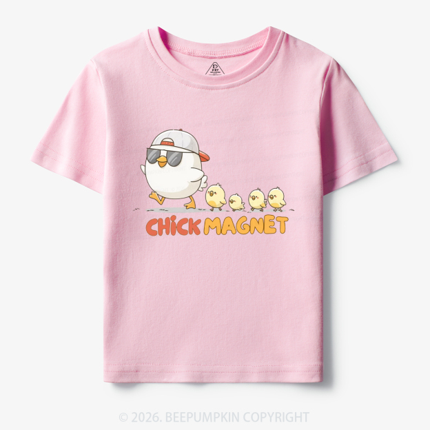 Chick Magnet Funny Farm Animal Toddler&Kid's Tees