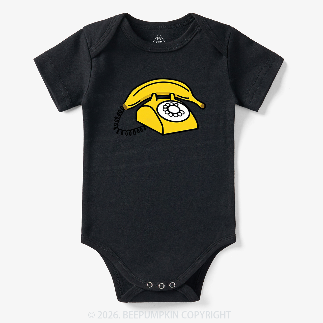 Banana Phone Cute Funny Bodysuit