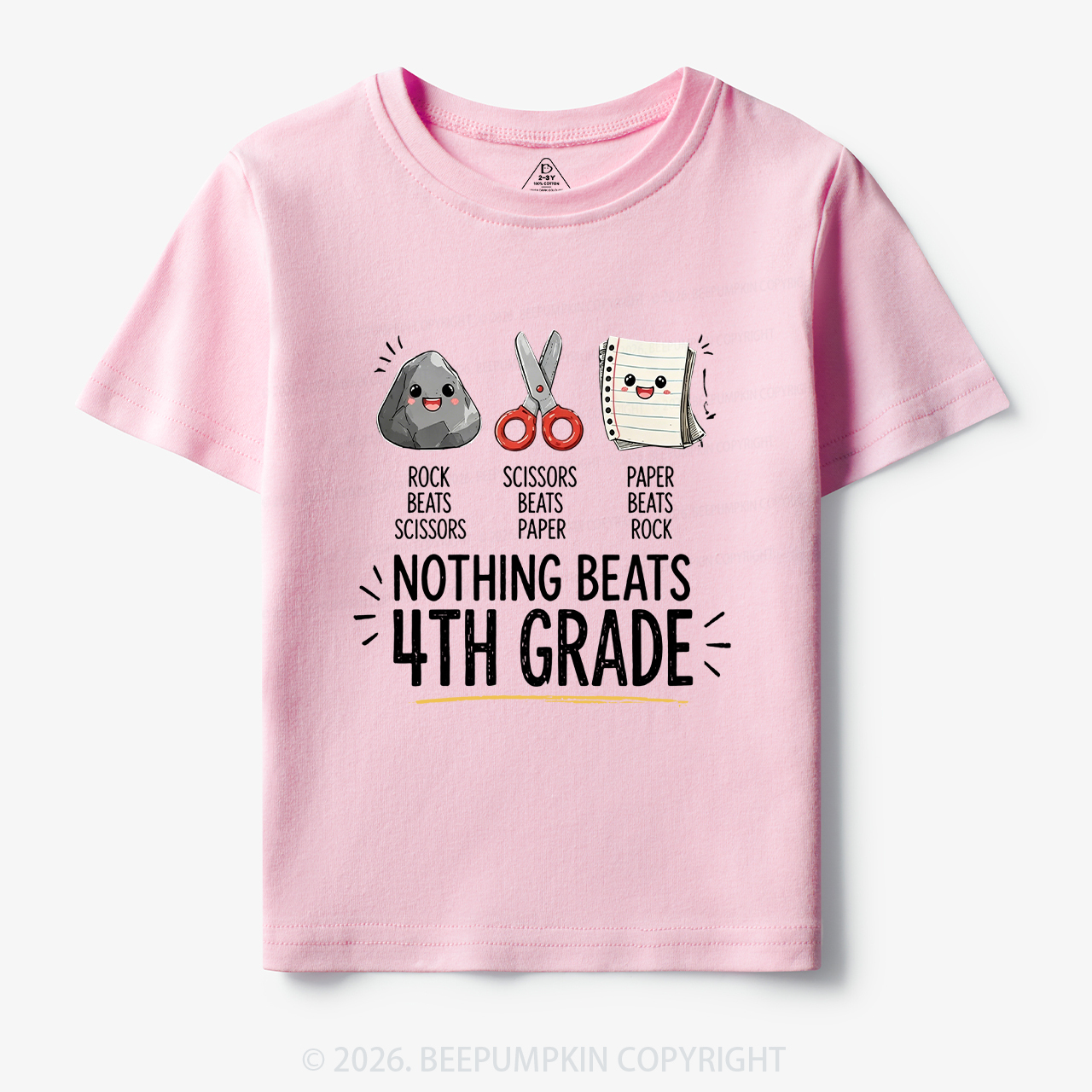 Personalized Rock Paper Scissors Back To School Toddler&Kid's Tees