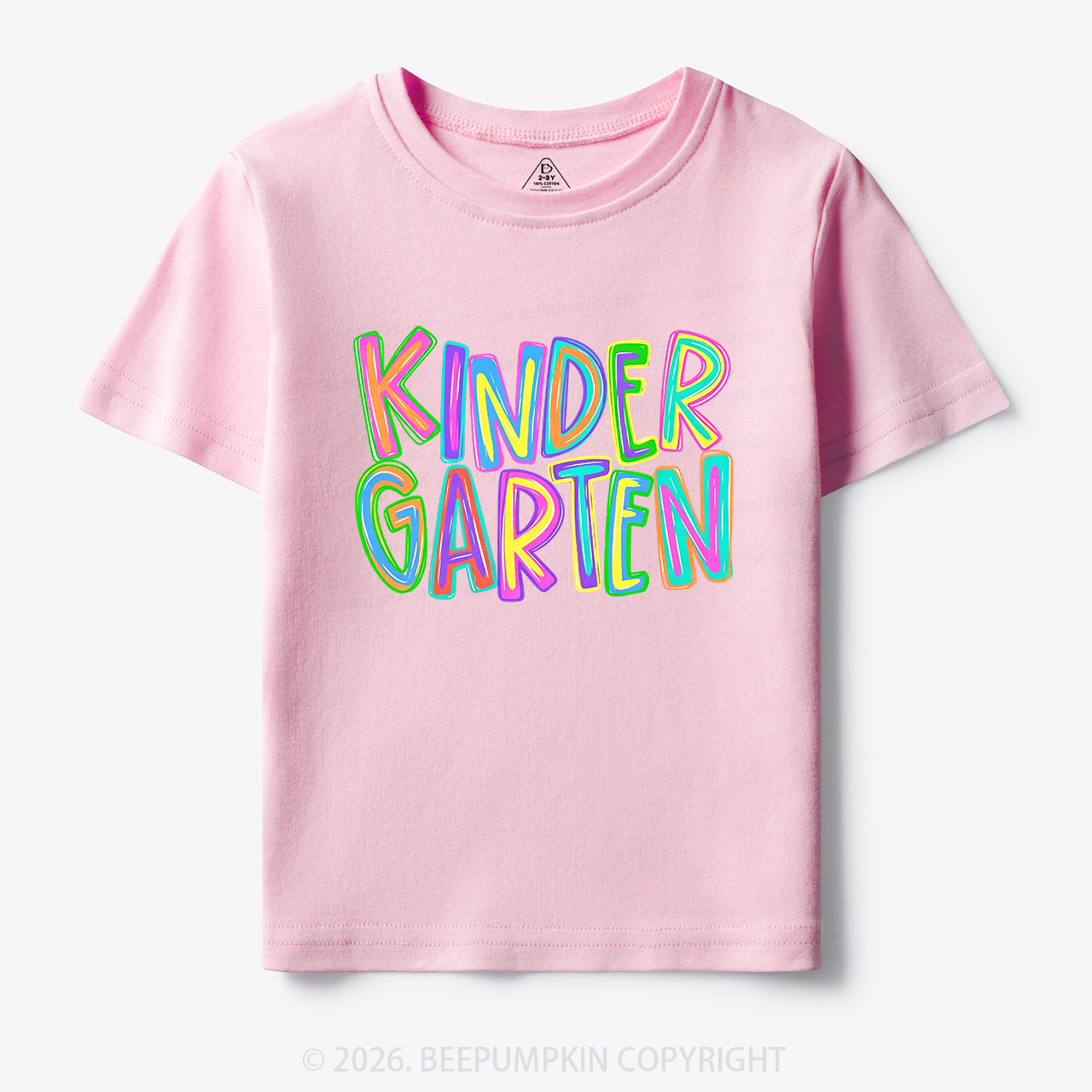 Neon Scribble Kindergarten Toddler&Kid's Tees