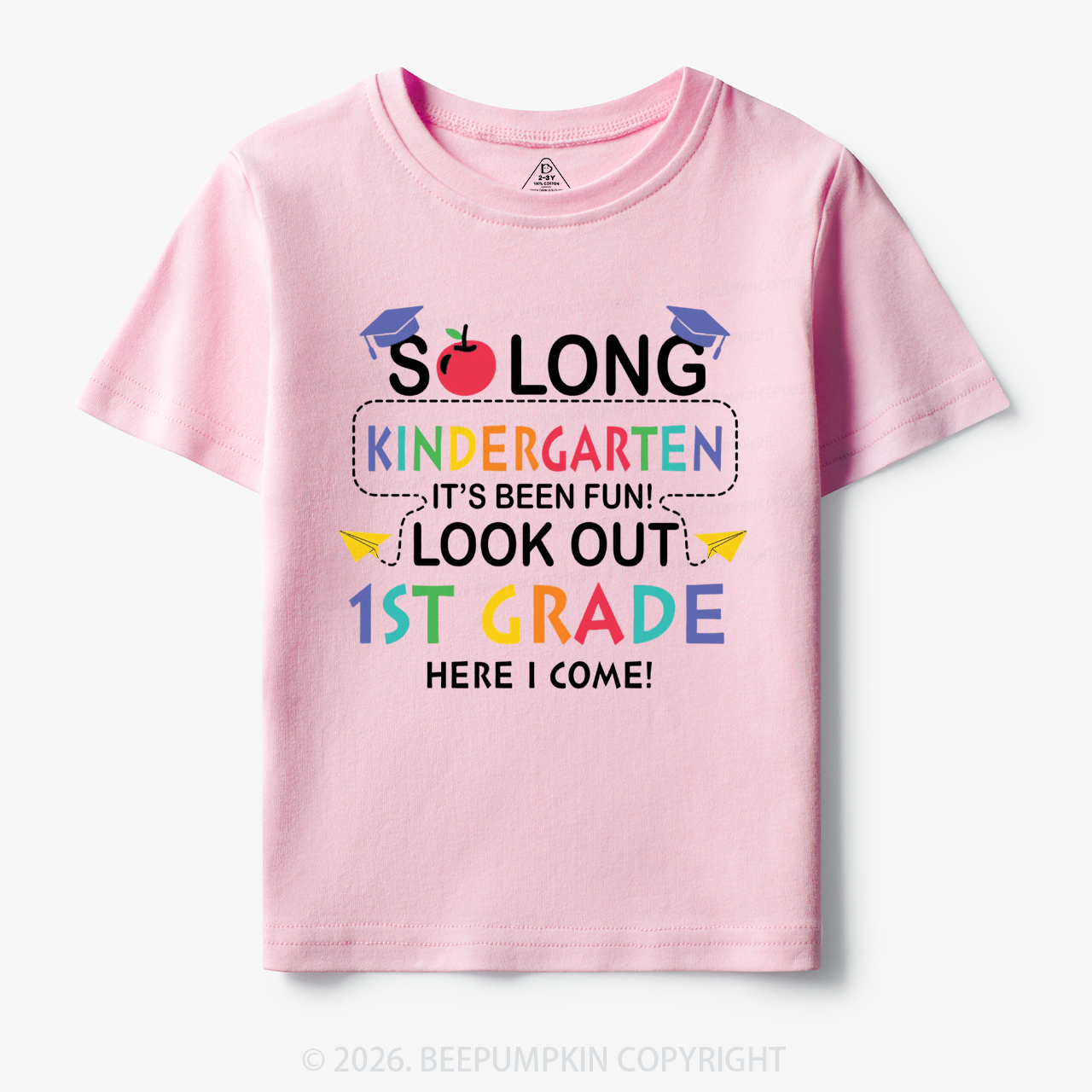 So Long Kindergarten 1st Grade Here I Come Toddler&Kid's Tees