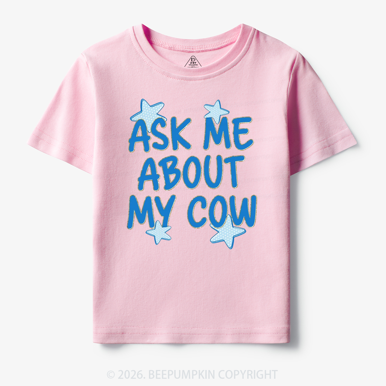 Ask Me About My Cow Toddler&Kid's Tees
