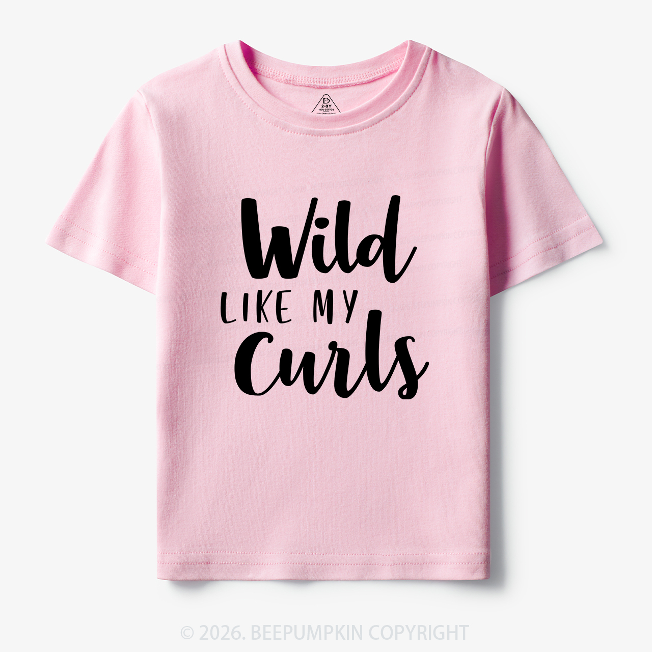 Wild Like My Curls Toddler&Kids Tees 7