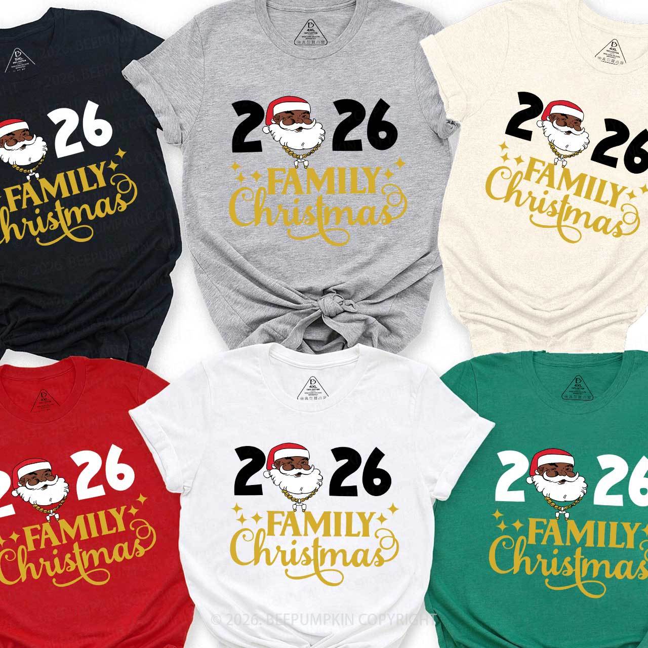 Santa Family Christmas 2026 Party Shirts Beepumpkin
