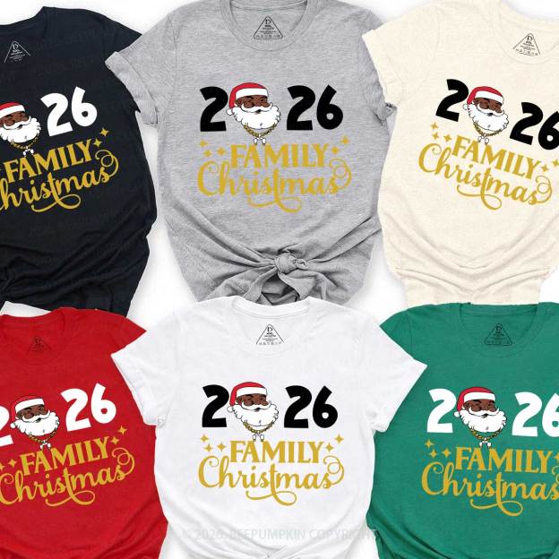 Santa Family Christmas 2026 Party Shirts Beepumpkin