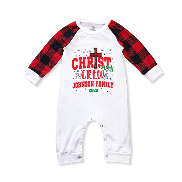 Personalized 2026 Christian Xmas Family Matching Pajamas