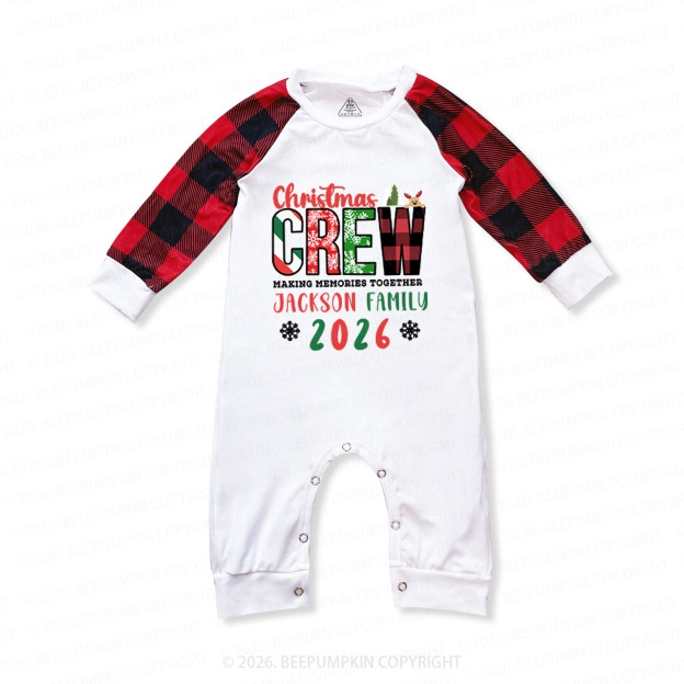 Personalized Christmas Crew 2026 Family Matching Pajamas