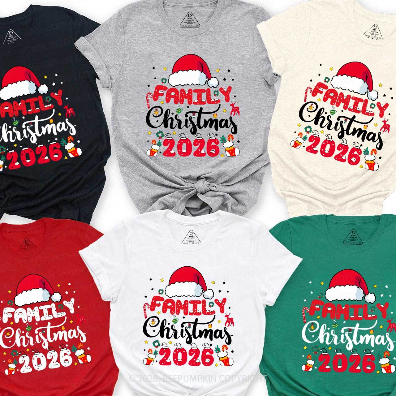 2026 Memories Together Christmas Matching T-Shirts Beepumpkin