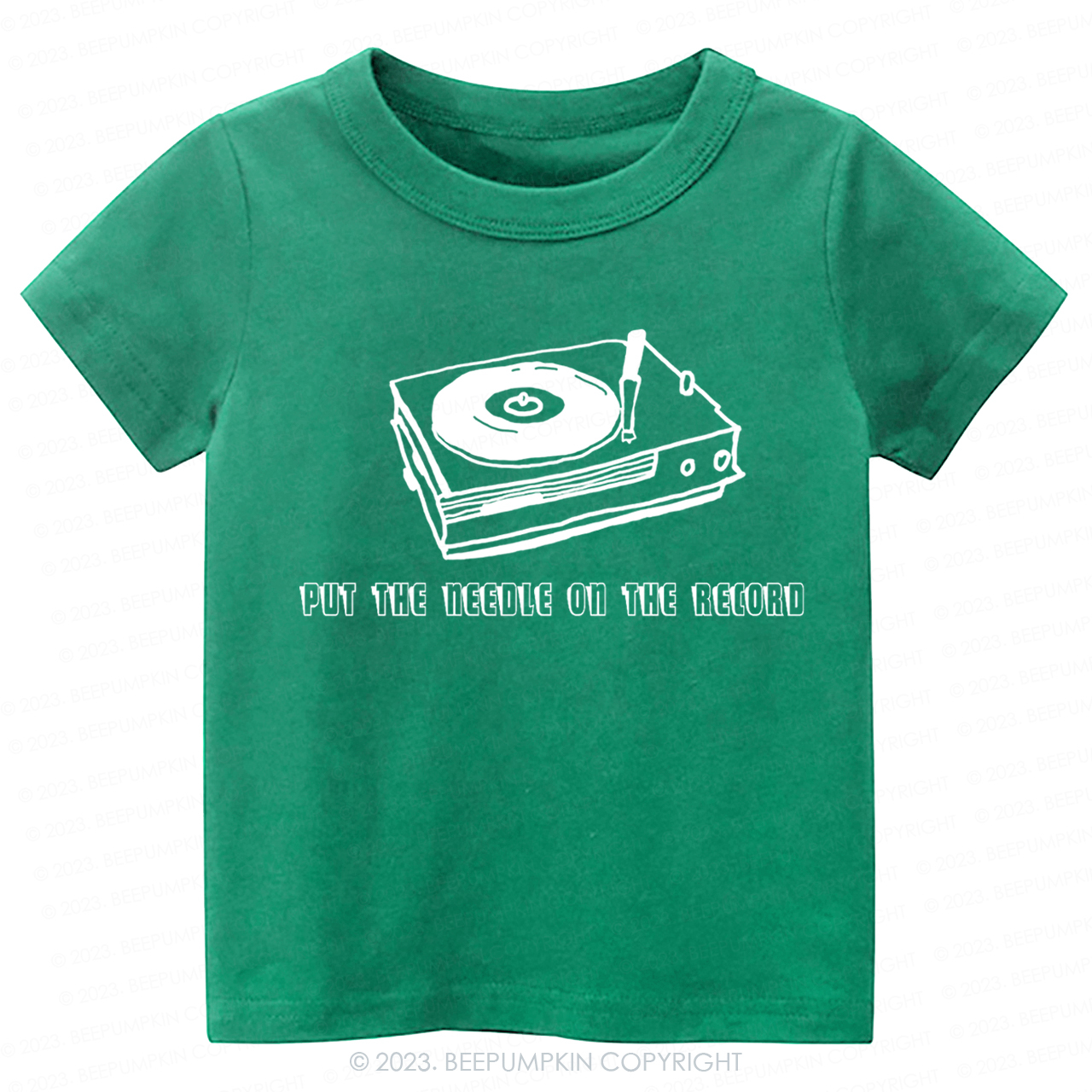 Put The Needle On The Record Kids Shirt