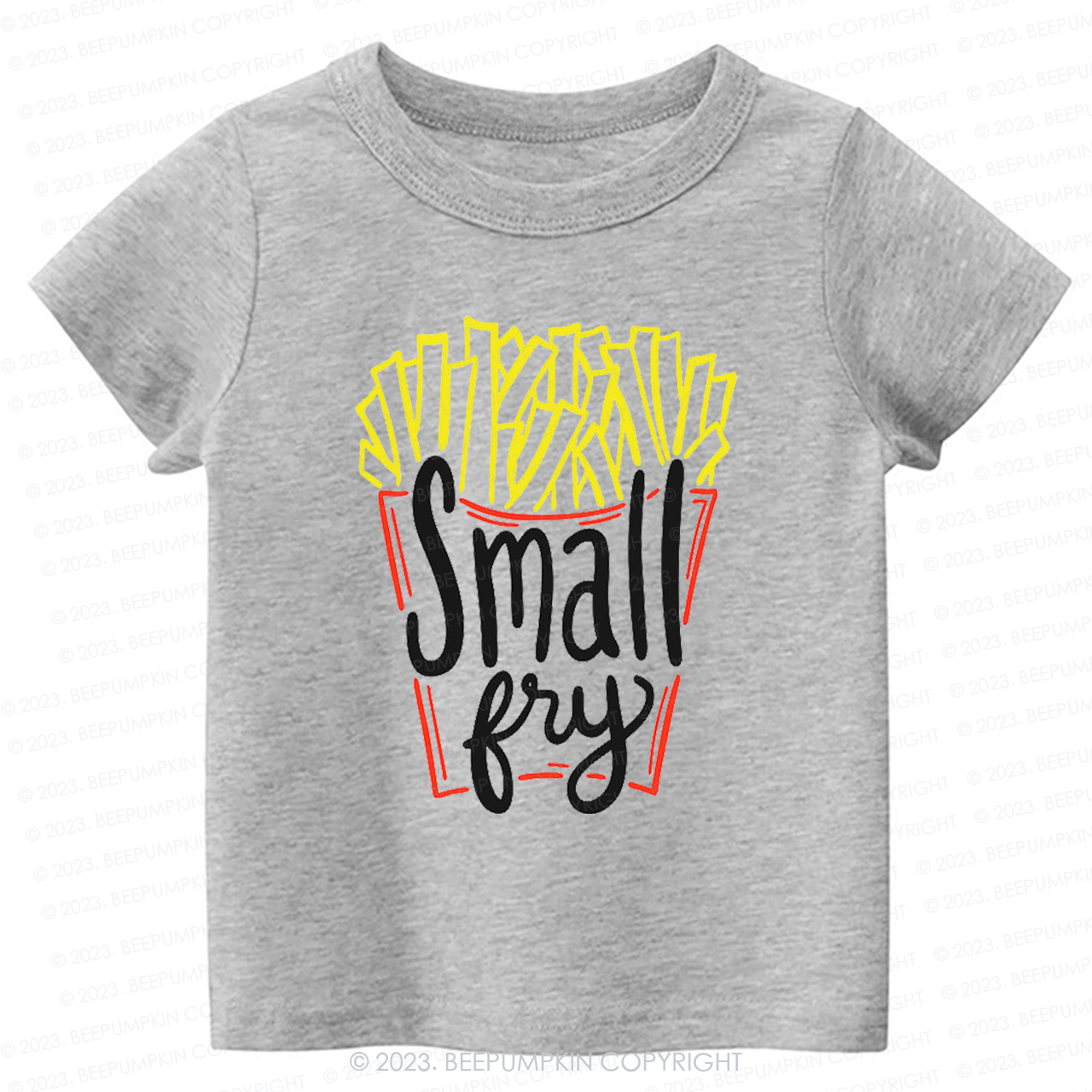 Cute "Small Fry" Fries Kids Shirt