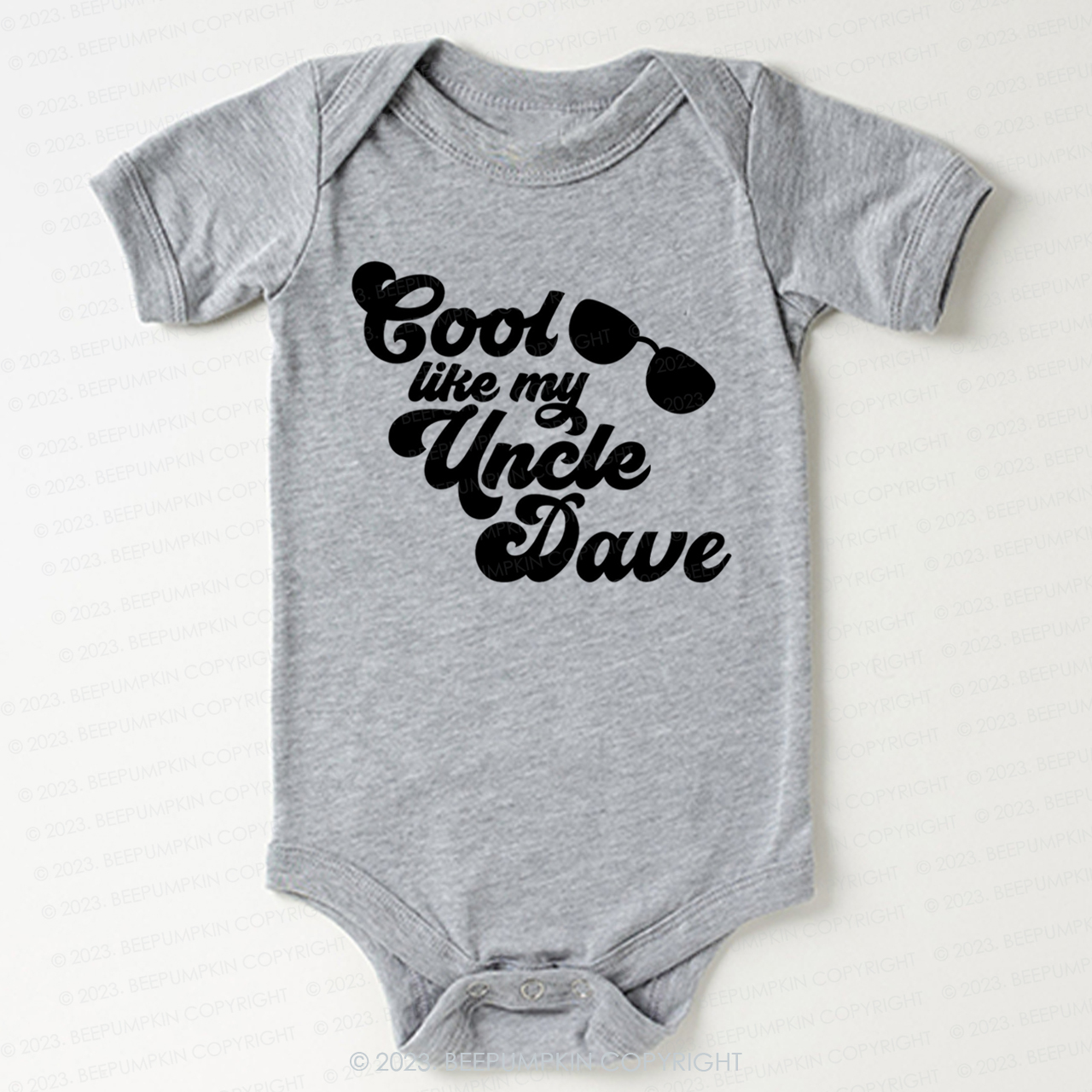 Personalized Cool Like My Uncle Bodysuit For Baby