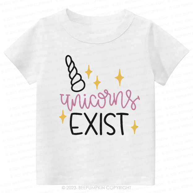 Unicorn Exist Squad Birthday Kids Shirt