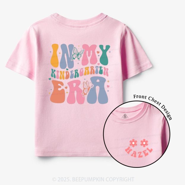 Personalized Colorful Kinder Toddler&Kid's Tees Beepumpkin