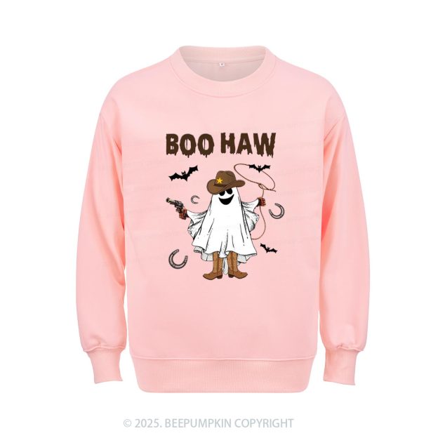 Boo Haw Halloween Sweatshirt Beepumpkin