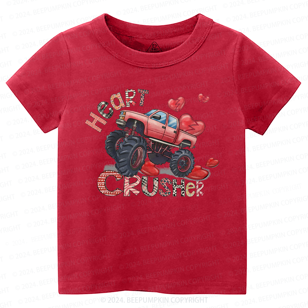 Heart Crusher Toddler&Kids Tees Beepumpkin