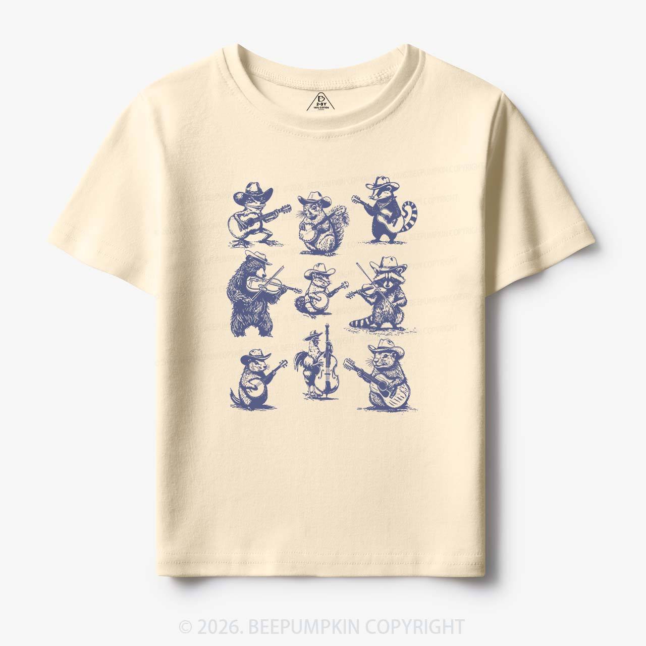 Animal Musicians Toddler&Kid's Tees