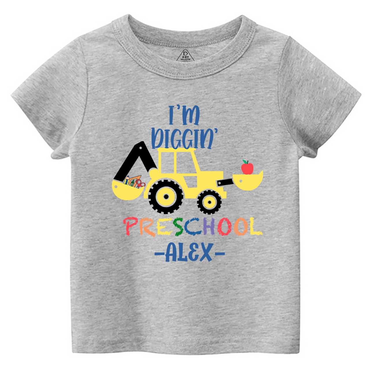 I'm Diggin' Personalized Preschool Shirt