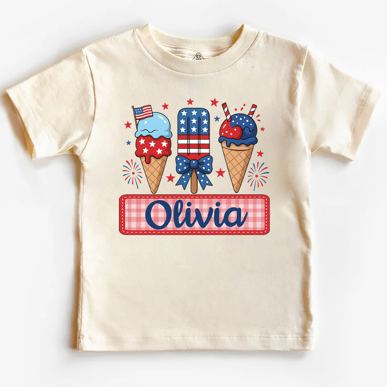 Personalized Name 4th Of July Toddler&Kid's Tees Beepumpkin