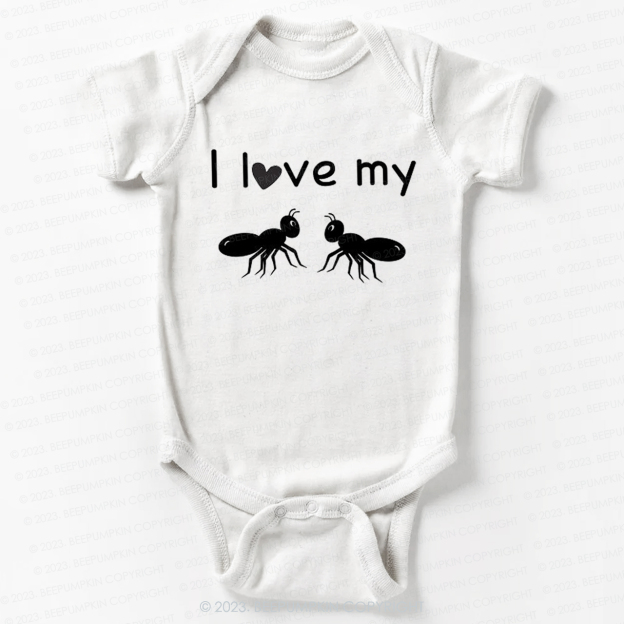 I Love My Aunts Bodysuit For Baby