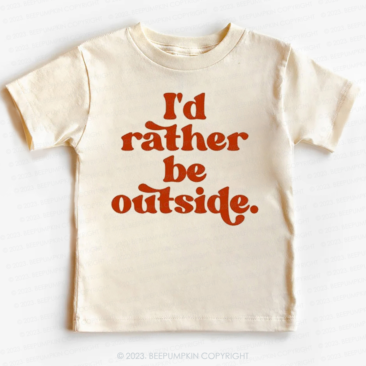 I'd Rather Be Outside-Toddler Tees