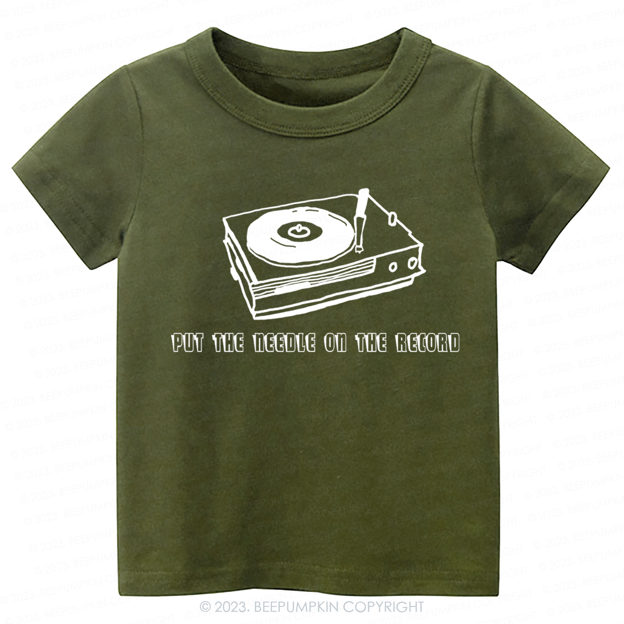 Put The Needle On The Record Kids Shirt
