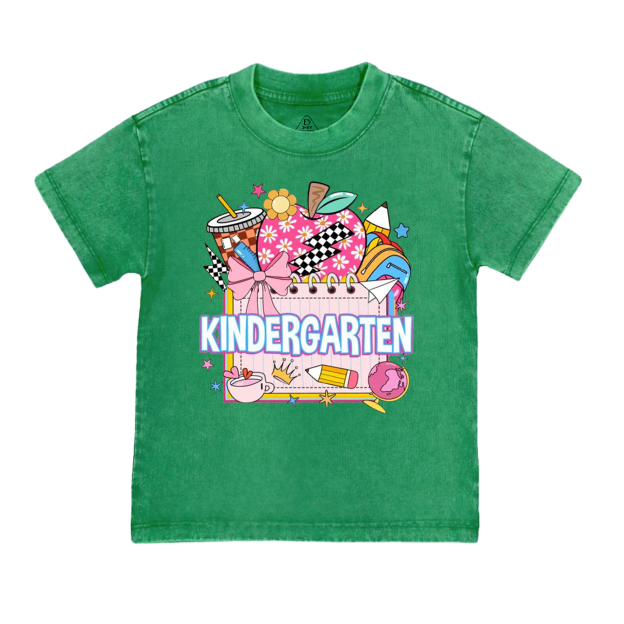 Personalized Back To School Package Toddler&Kids Washed Tees