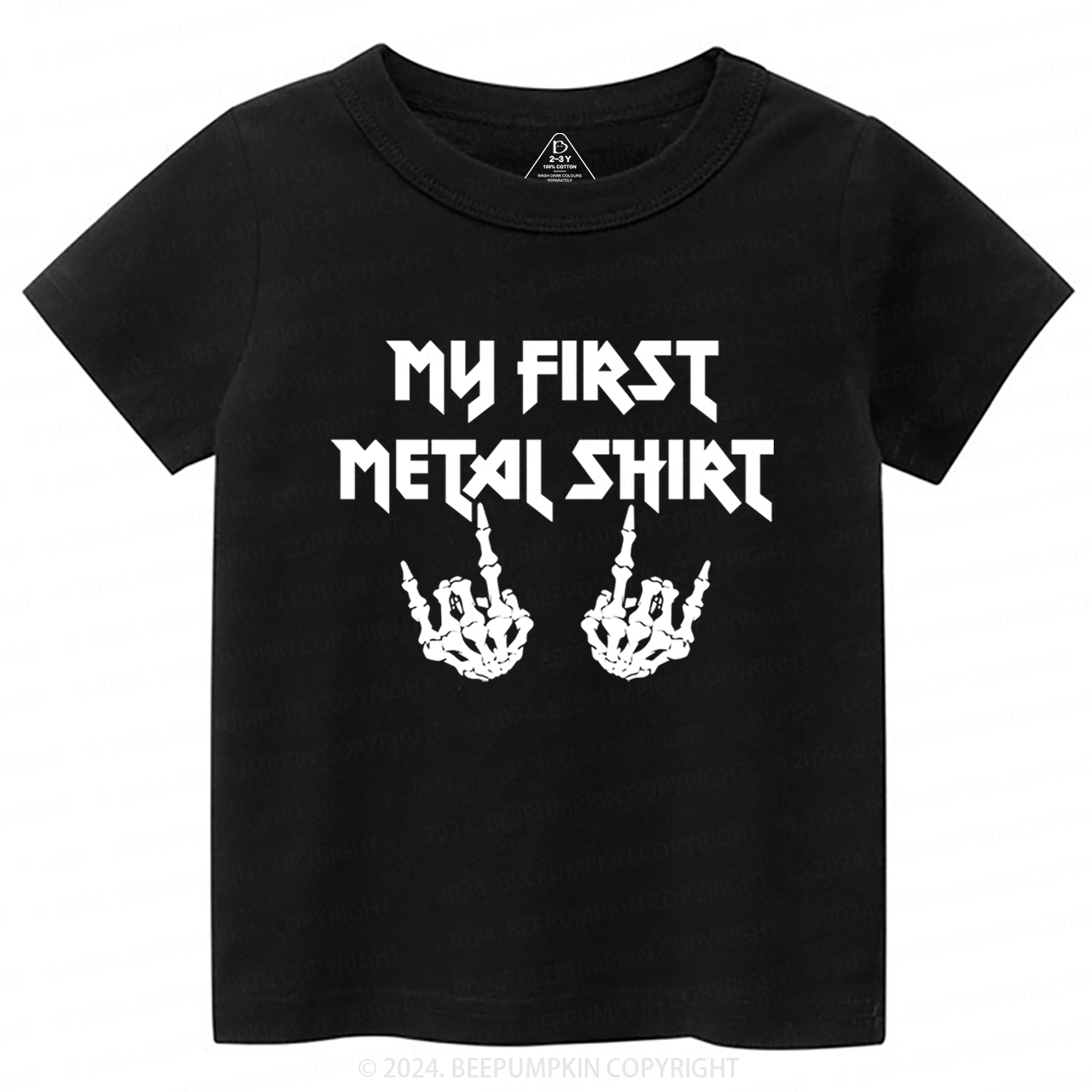 My First Metal Shirt Toddler&Kids Tees 8