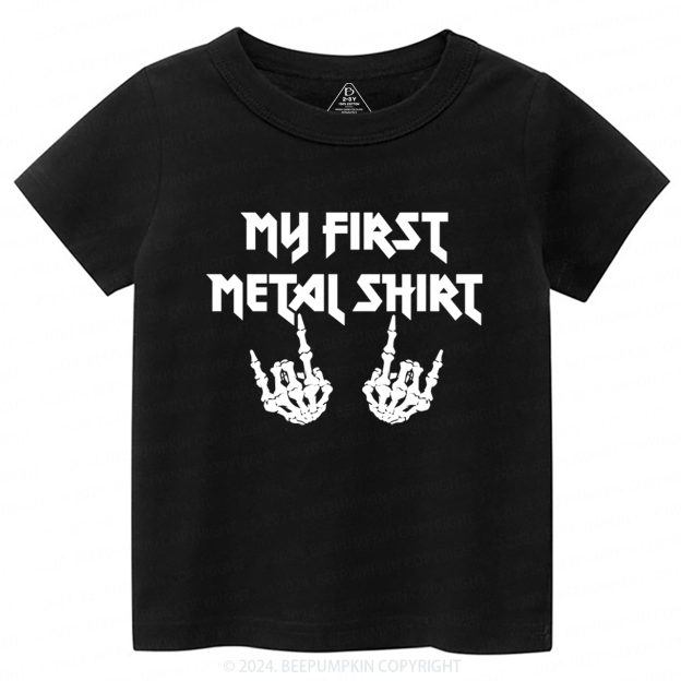 My First Metal Shirt Toddler&Kids Tees 8