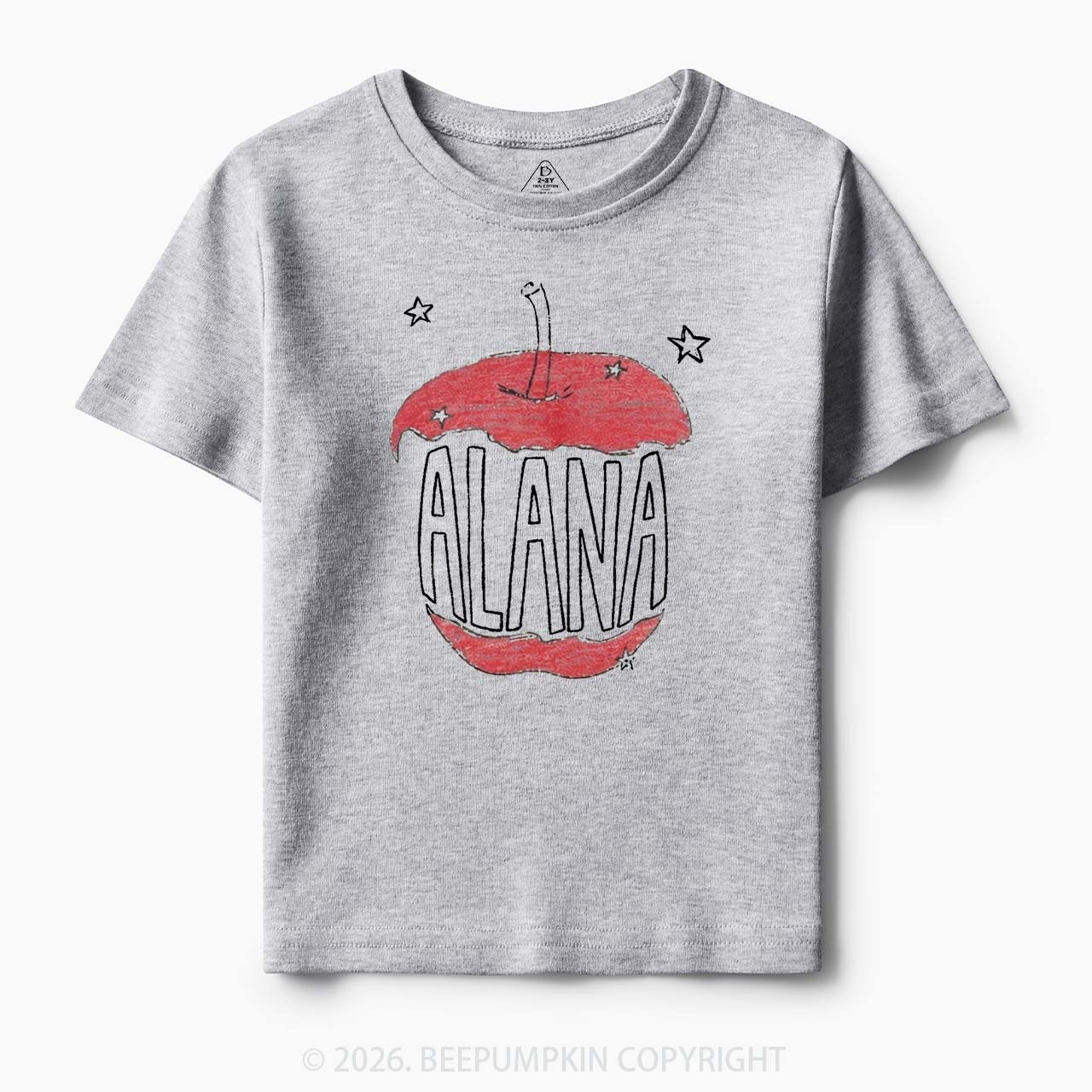 Personalized APPLE Back To School  Toddler&Kids Shirts