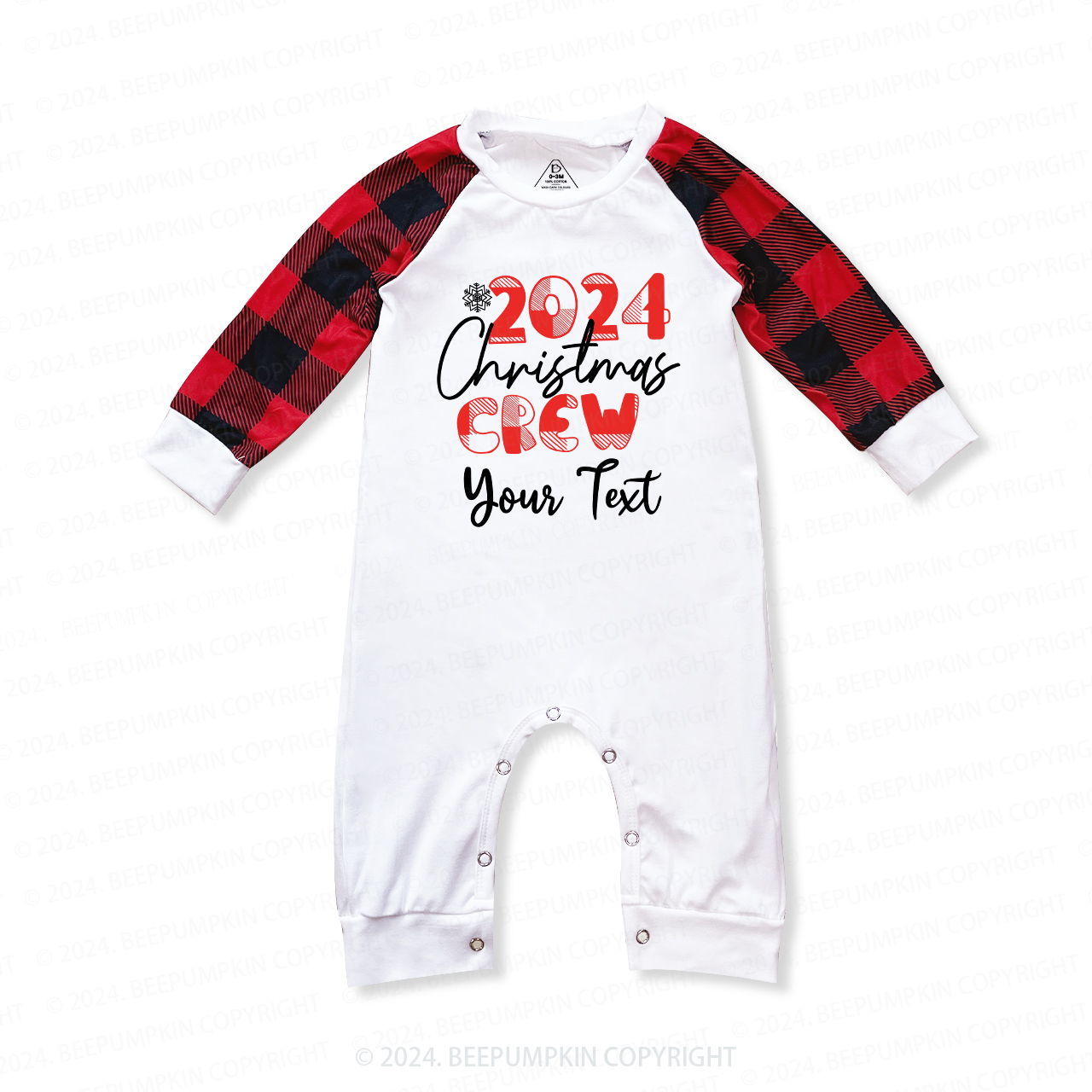 Personalized What do you want to say for Christmas Family Matching Pajamas Beepumpkin