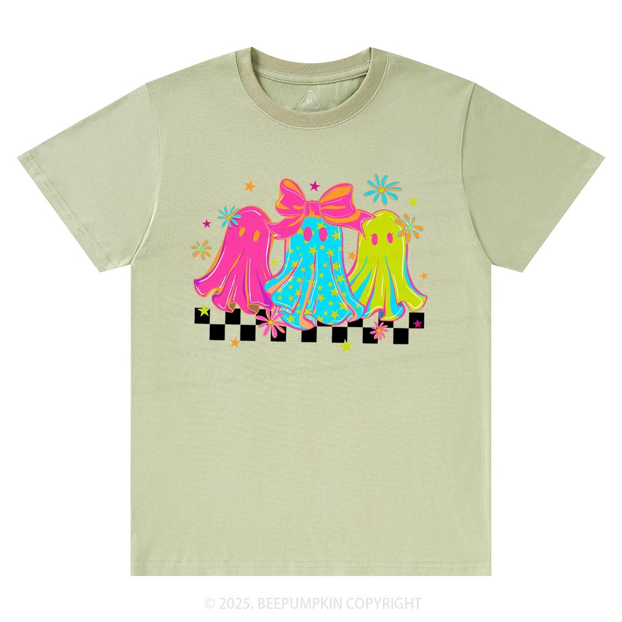 Halloween Ghost Neon T-Shirts Beepumpkin