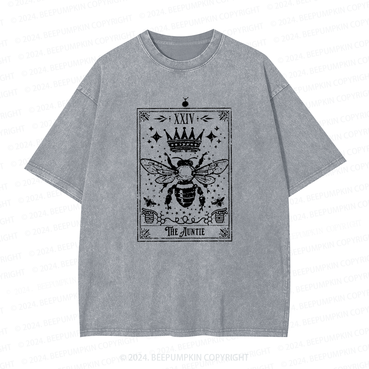 The Auntie Tarot Card Aunt Washed Tees