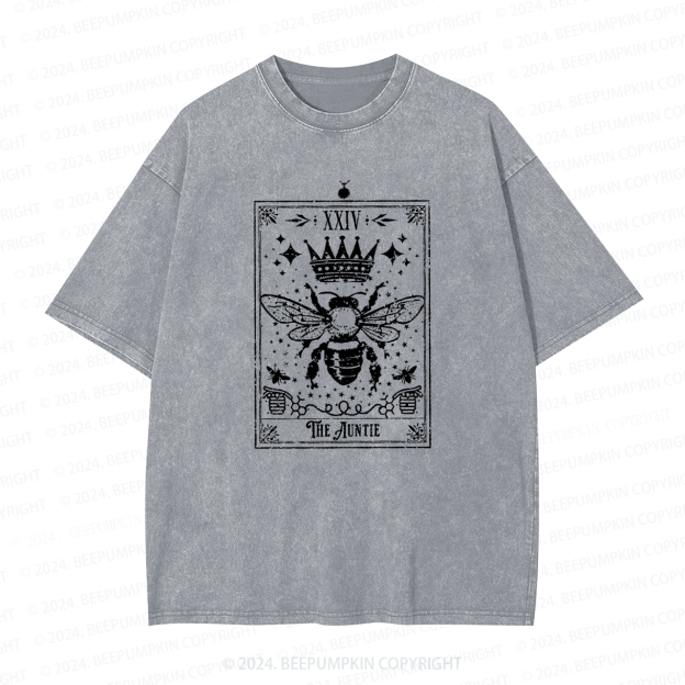 The Auntie Tarot Card Aunt Washed Tees