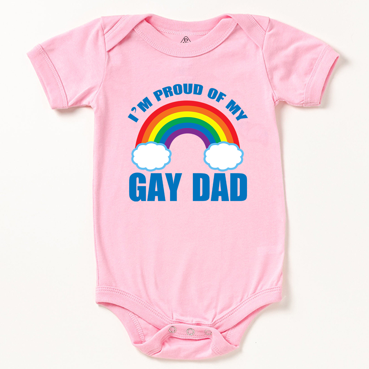 Proud Of My Gay Dad LGBTQ  Baby Bodysuit