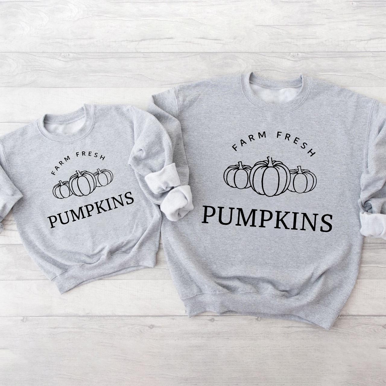 Farm Fresh Pumpkins Fall Sweatshirts
