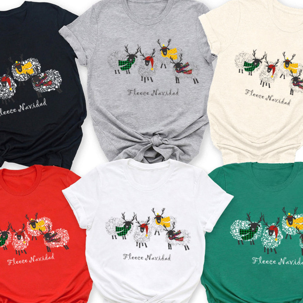 Fleece Navidad Christmas Family Matching Shirt