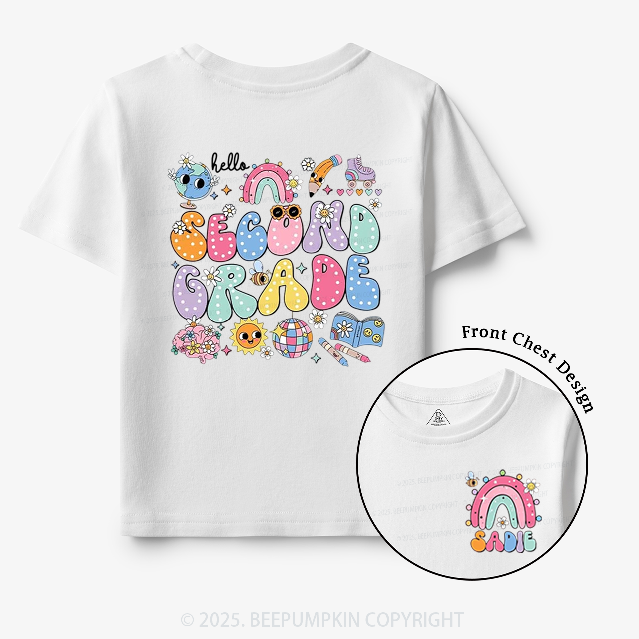 Personalized My World Toddler&Kid's Tees Beepumpkin