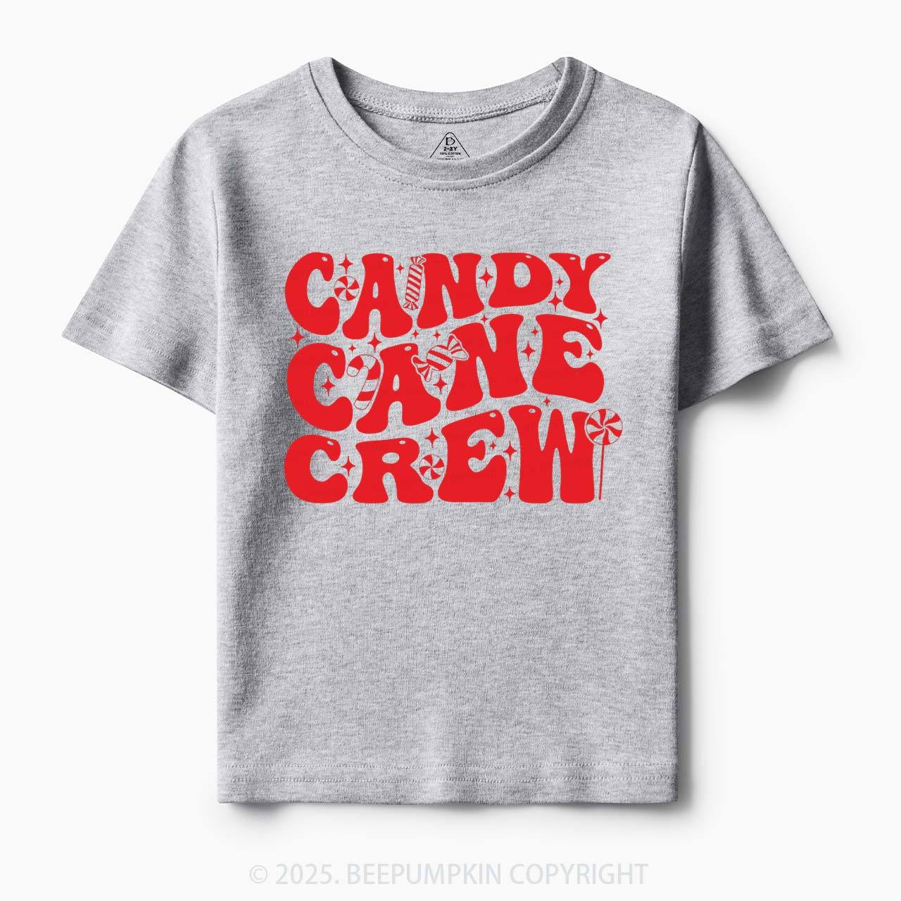 Candy Cane Crew Toddler&Kid's Tees Beepumpkin
