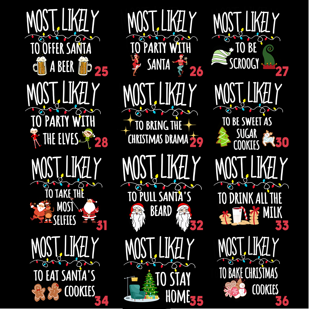 Dog Tank Most Likely To Funny Christmas Shirt For Family Beepumpkin