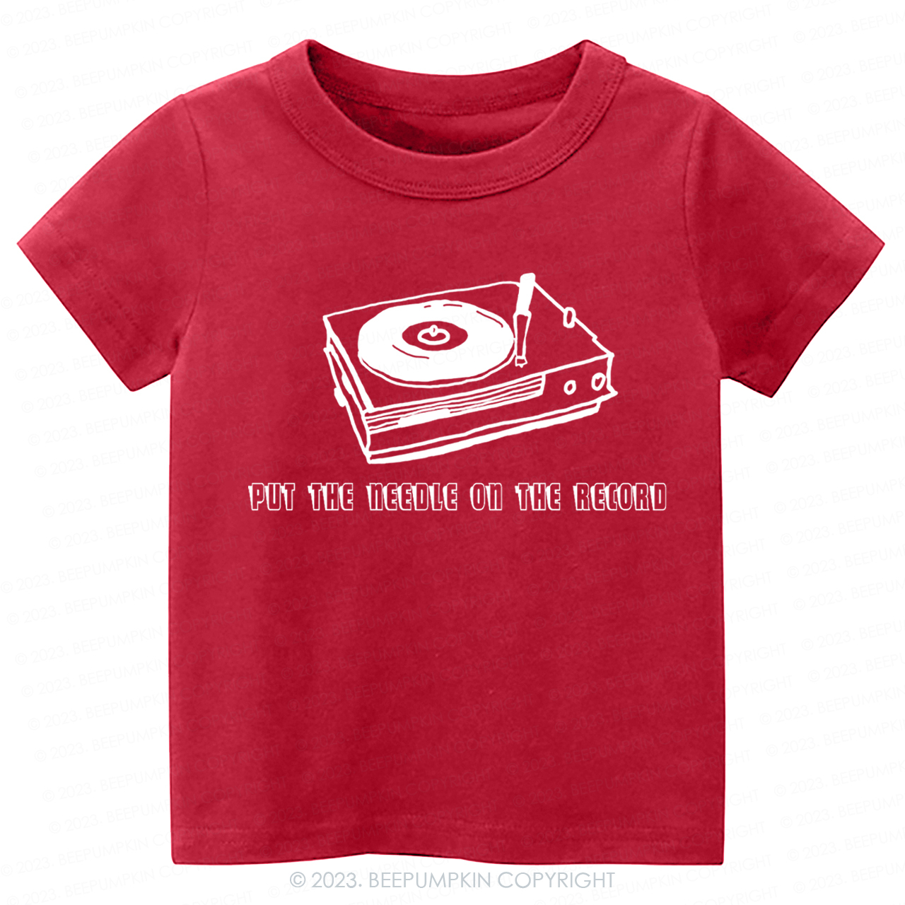 Put The Needle On The Record Kids Shirt
