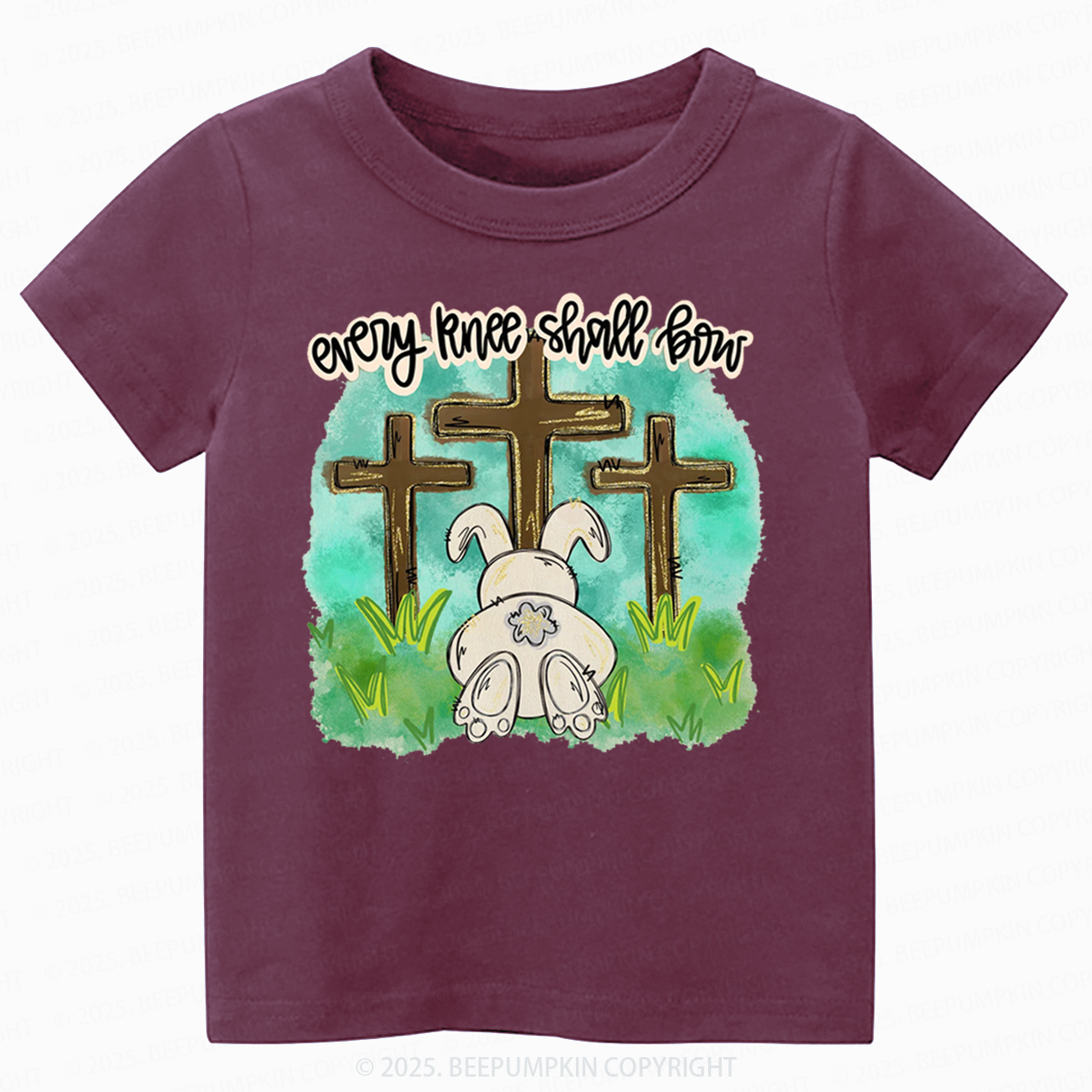 Every Knee Shall Bow Toddler&Kid's Tees Beepumpkin
