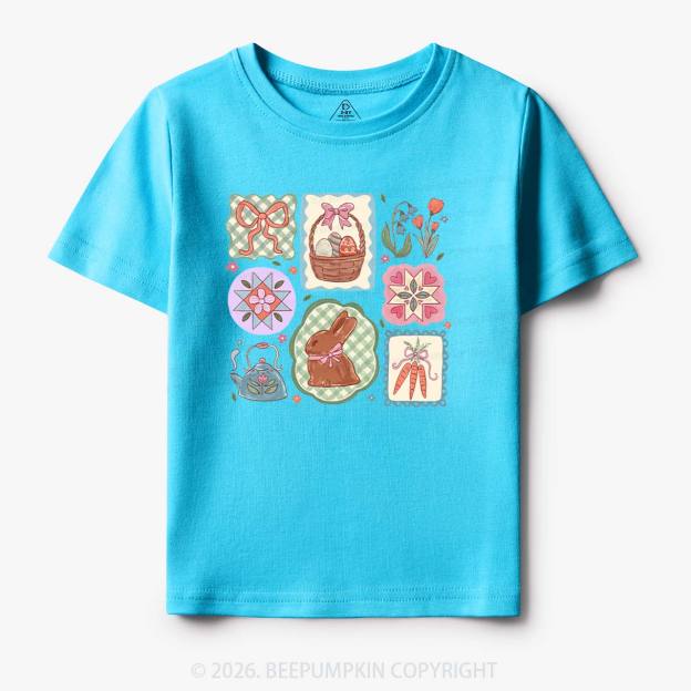 Pastel Easter Basket Toddler&Kid's Tees