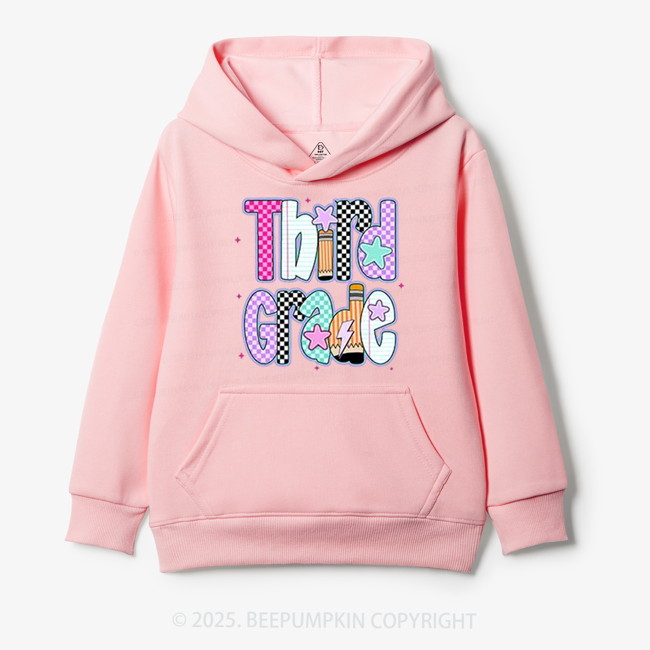 Personalized Purple Aura Grade Kid's Hoodies Beepumpkin