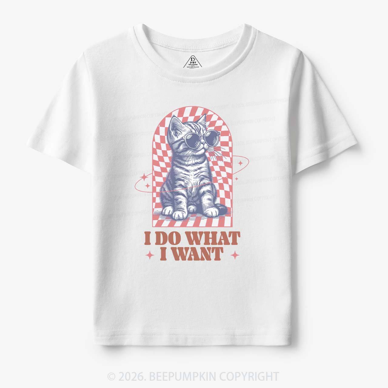 I Do What I Want Kitten Toddler&Kid's Tees