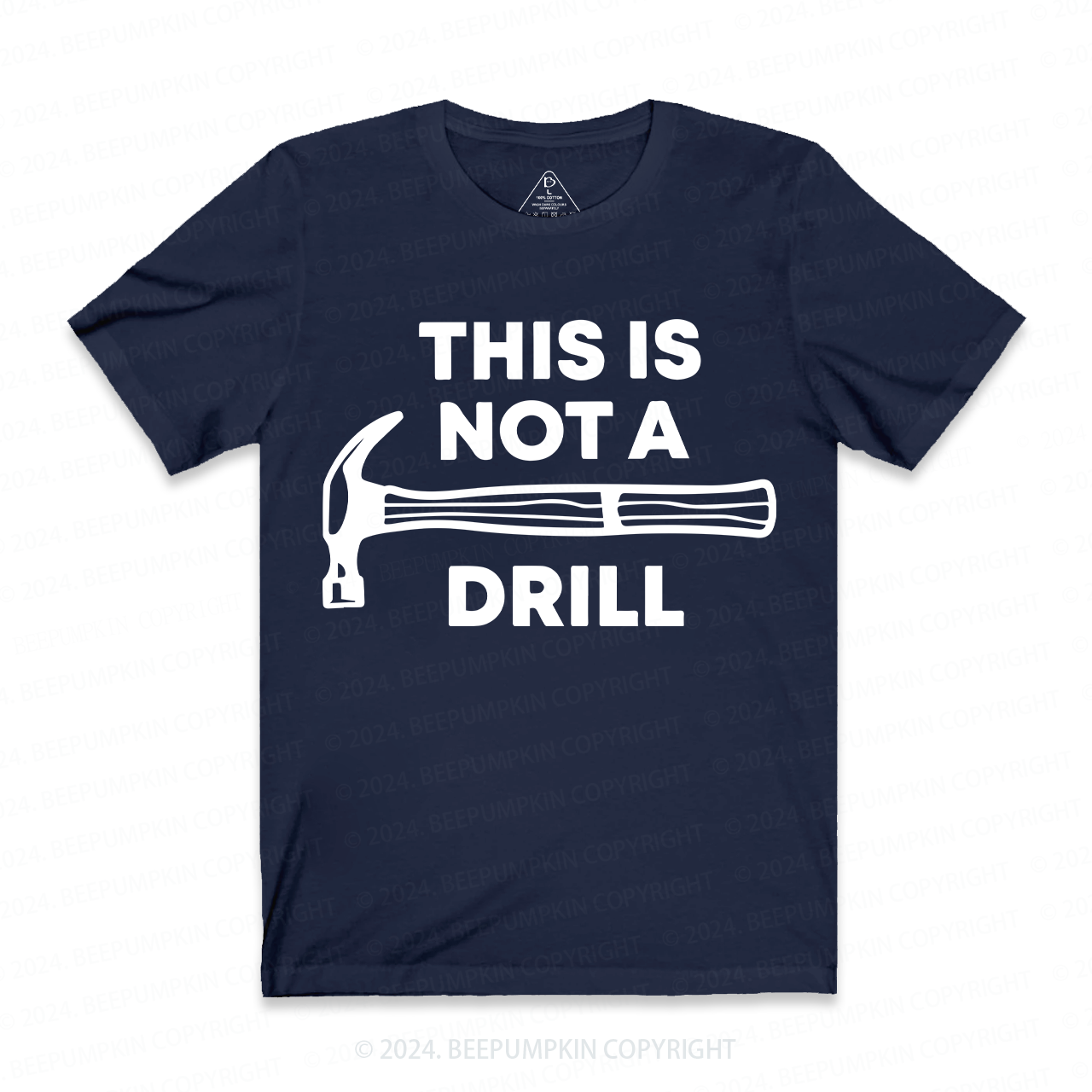 This Is Not A Drill Funny Dad and me Dad T-Shirt Sale-Beepumpkin™