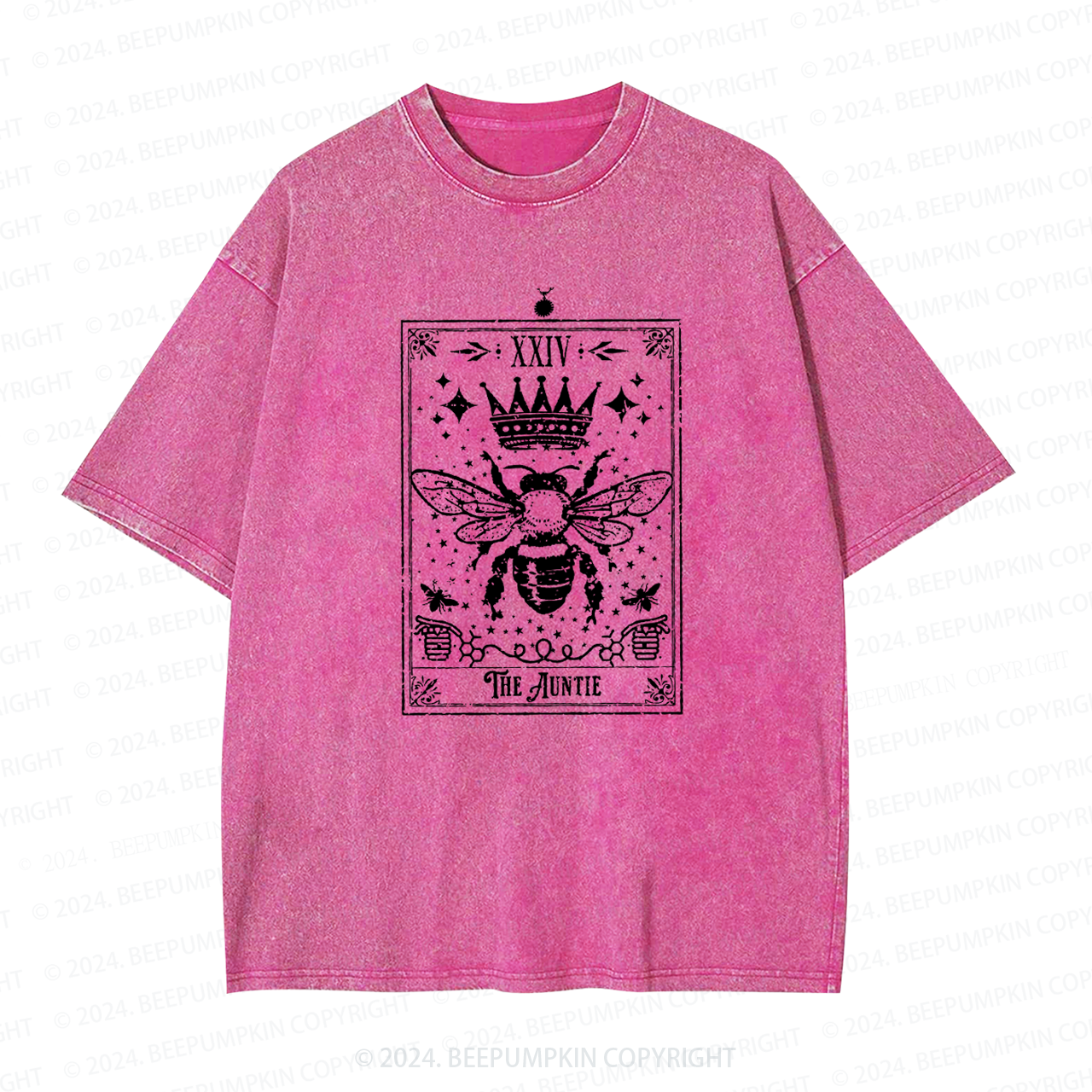 The Auntie Tarot Card Aunt Washed Tees