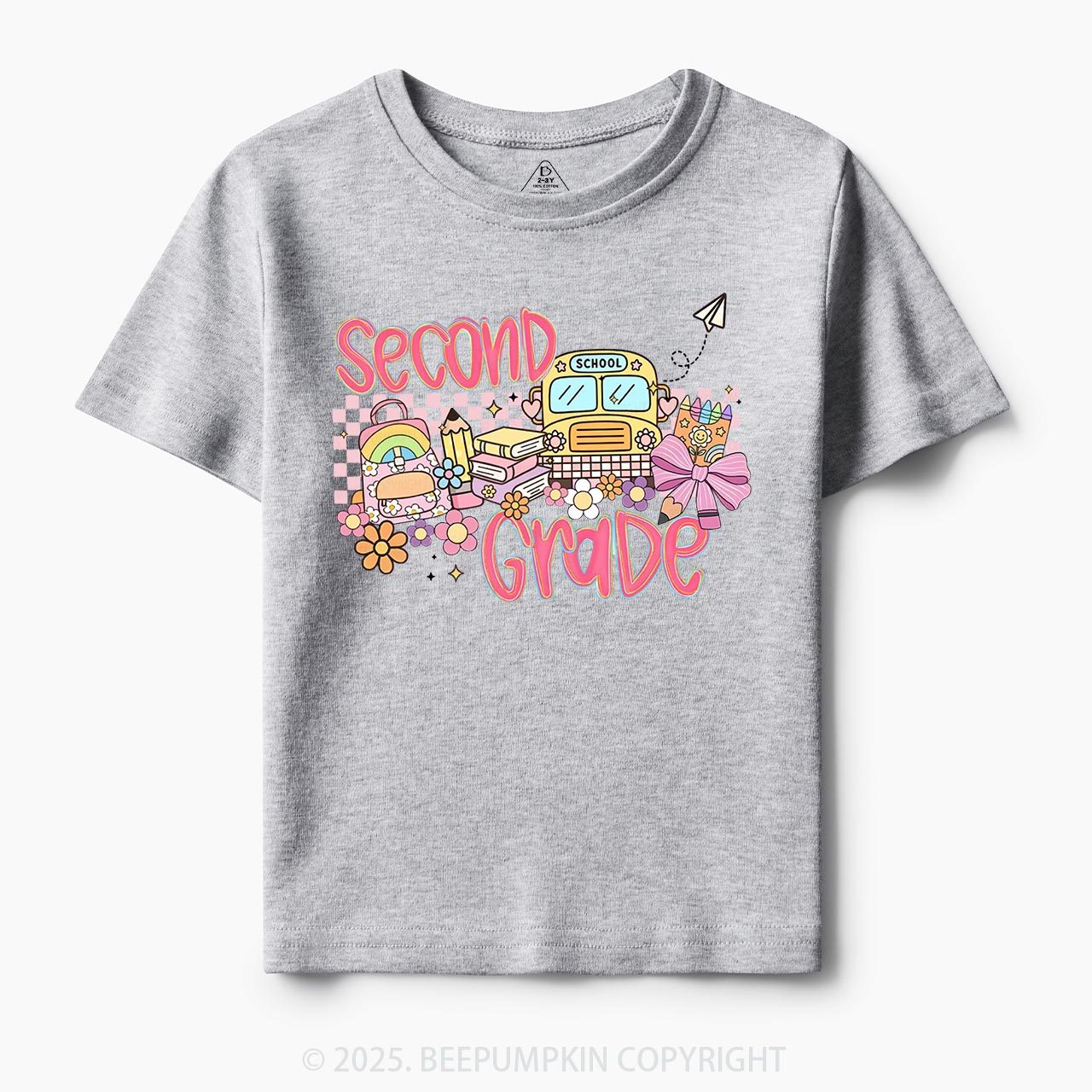Personalized Happy School Journey Toddler&Kid's Tees Beepumpkin