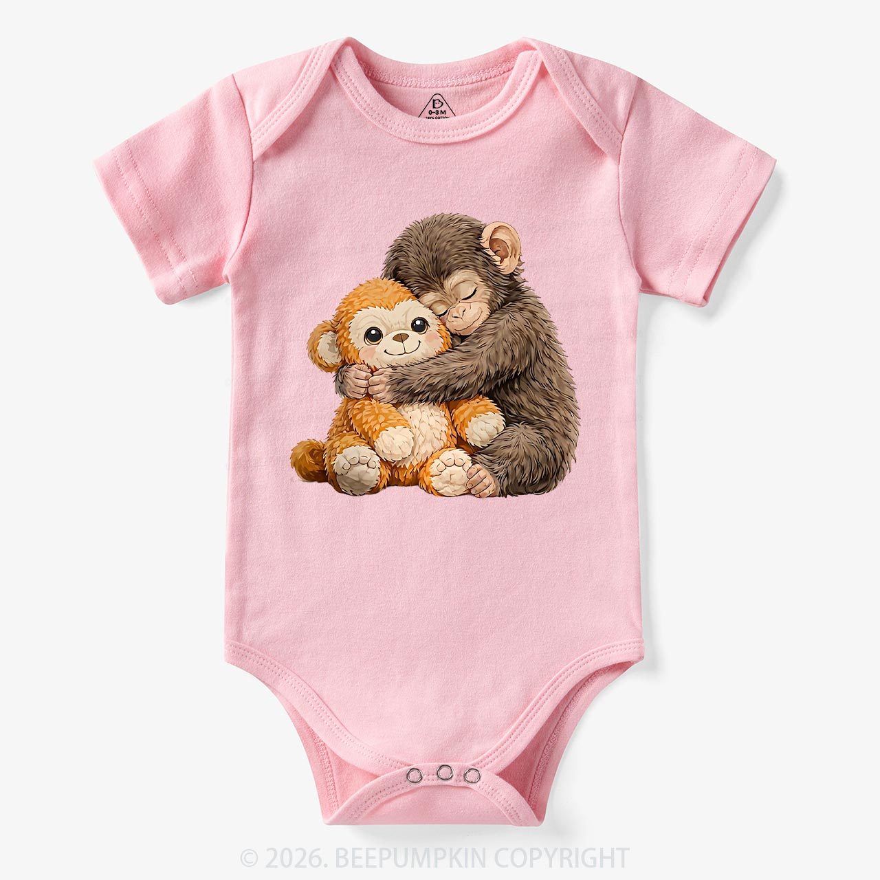 Dear Punch Monkey Lovely Baby Bodysuit