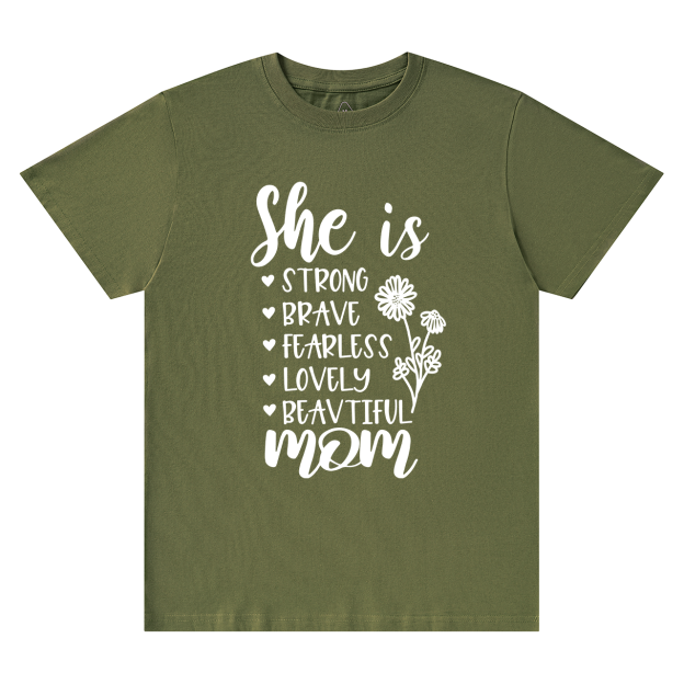 She Is Mom Gift Shirt