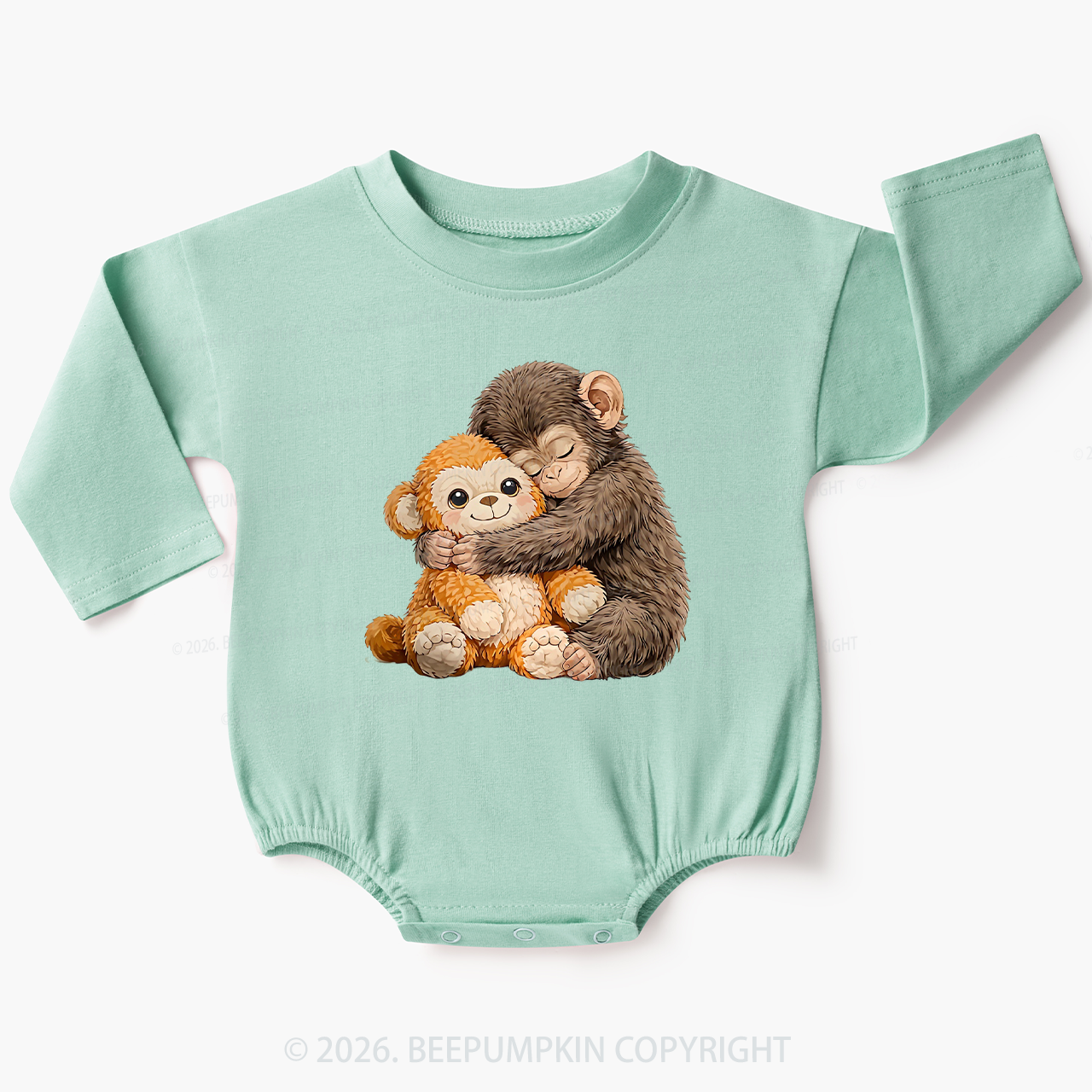 Dear Punch Monkey LovelyBaby Bubble Romper